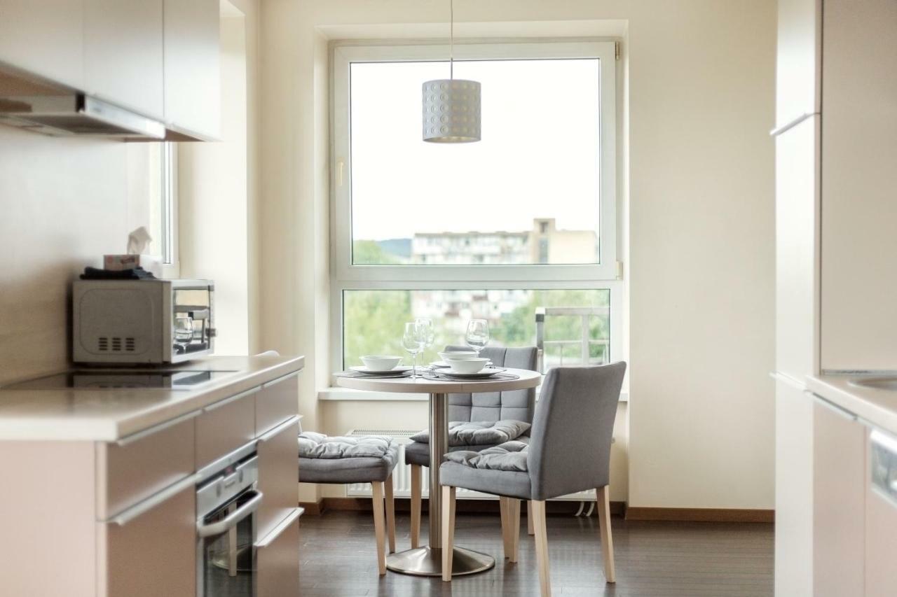 וילנה Zalgirio Apartment מראה חיצוני תמונה