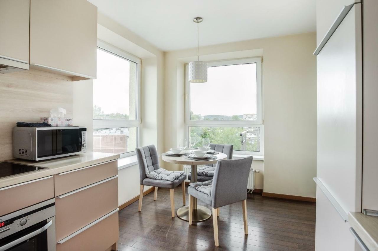 וילנה Zalgirio Apartment מראה חיצוני תמונה