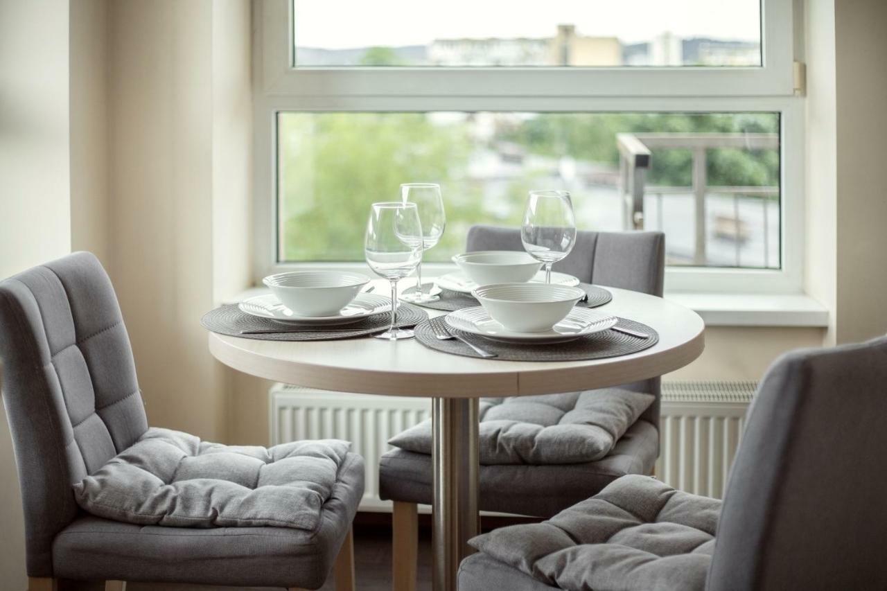וילנה Zalgirio Apartment מראה חיצוני תמונה